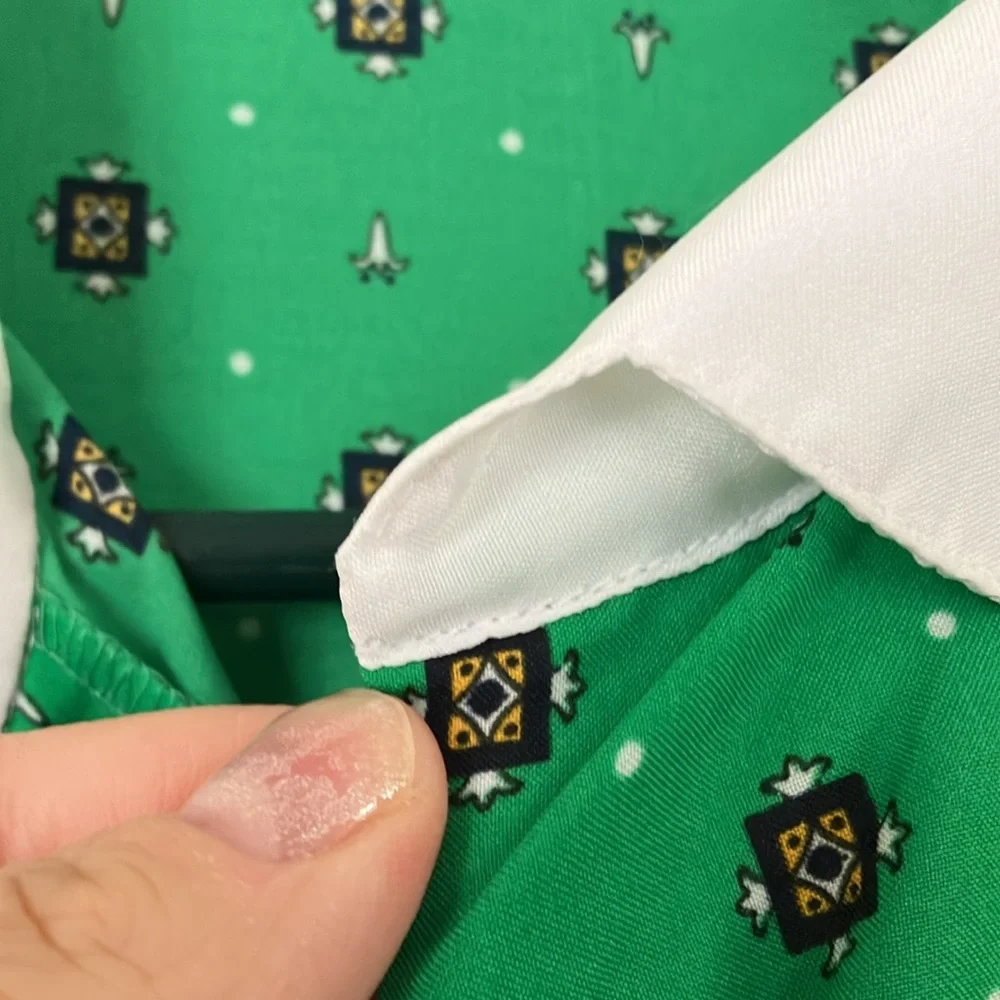 Vintage Ship 'n Shore Green Button Down Top, L